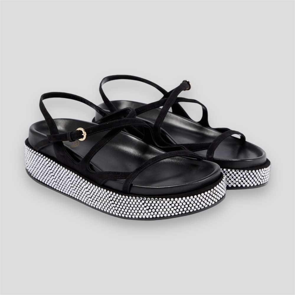 DRIES VAN NOTEN Embellished Platform Sandals